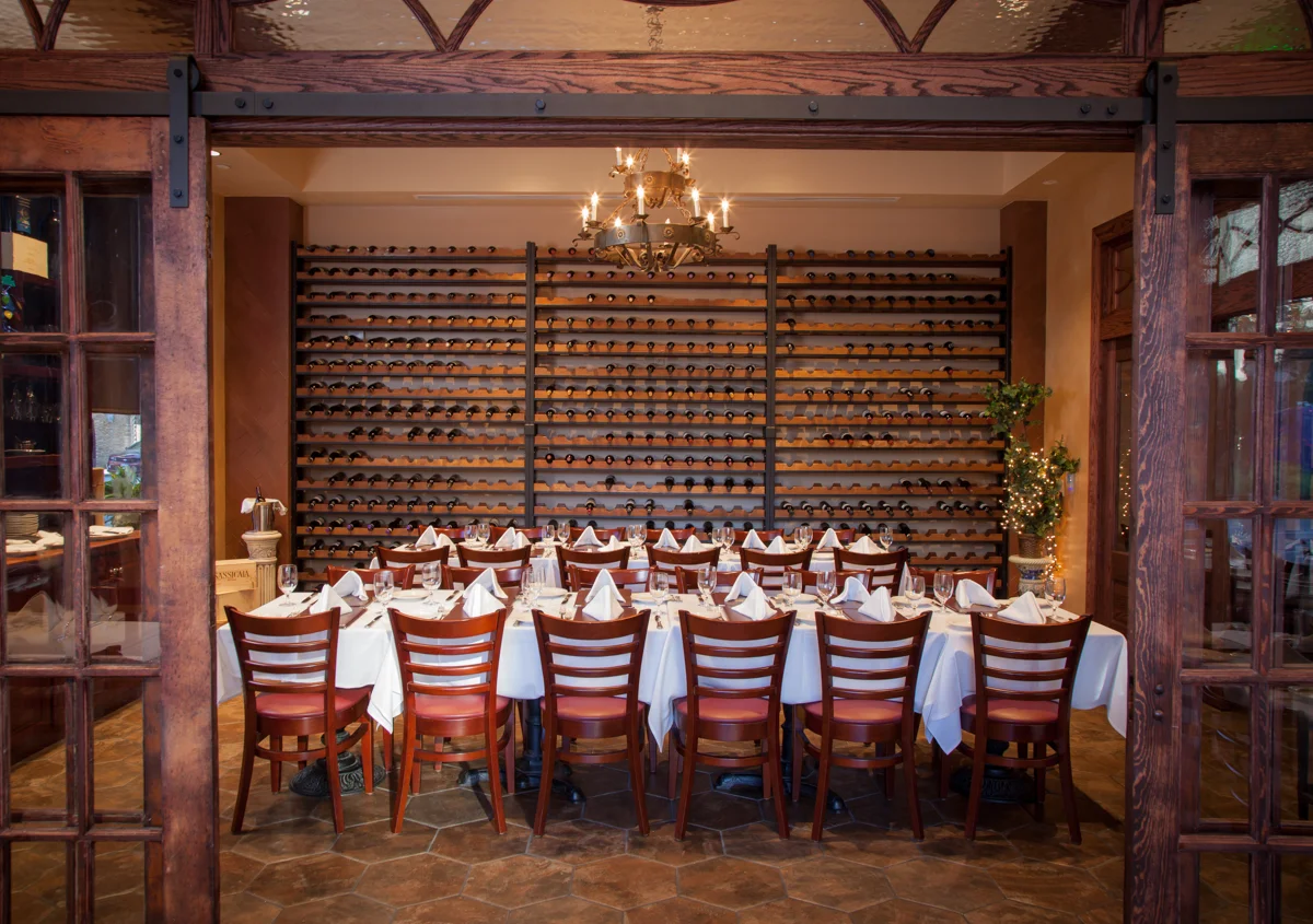 Wine Room at La Grotta Ristorante