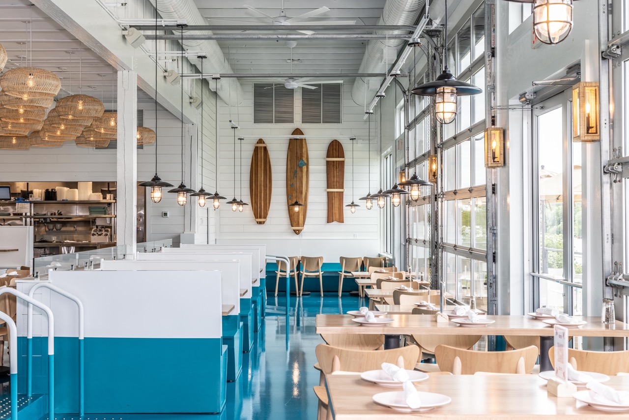 Bar groups at Island Shrimp Co. Rocketts Landing