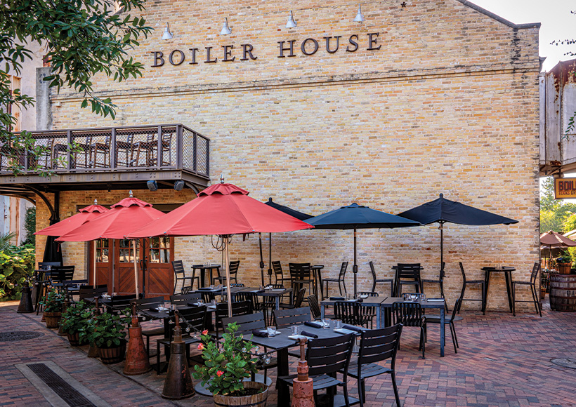 Main Patio at Boiler House at Pearl