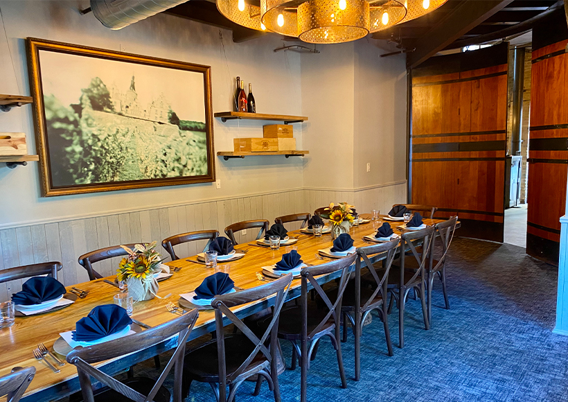 Camelot Table at Boiler House at Pearl