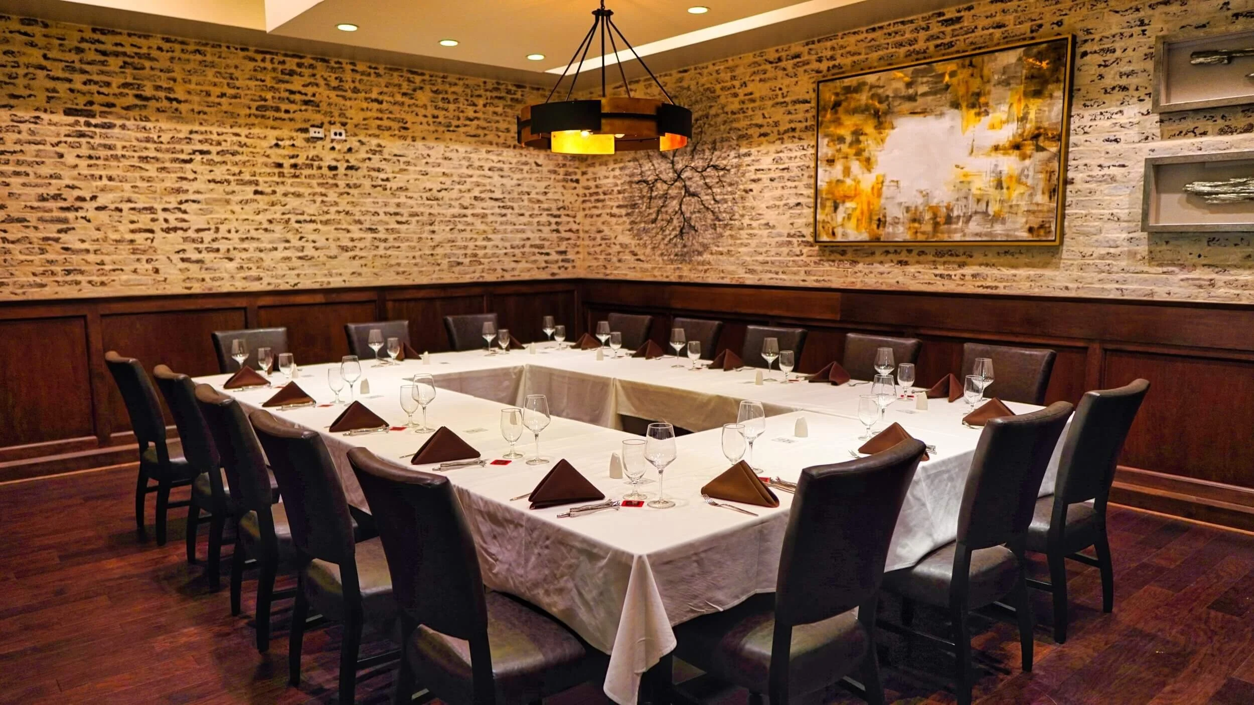 Private dining rooms at Brasão Brazilian Steakhouse
