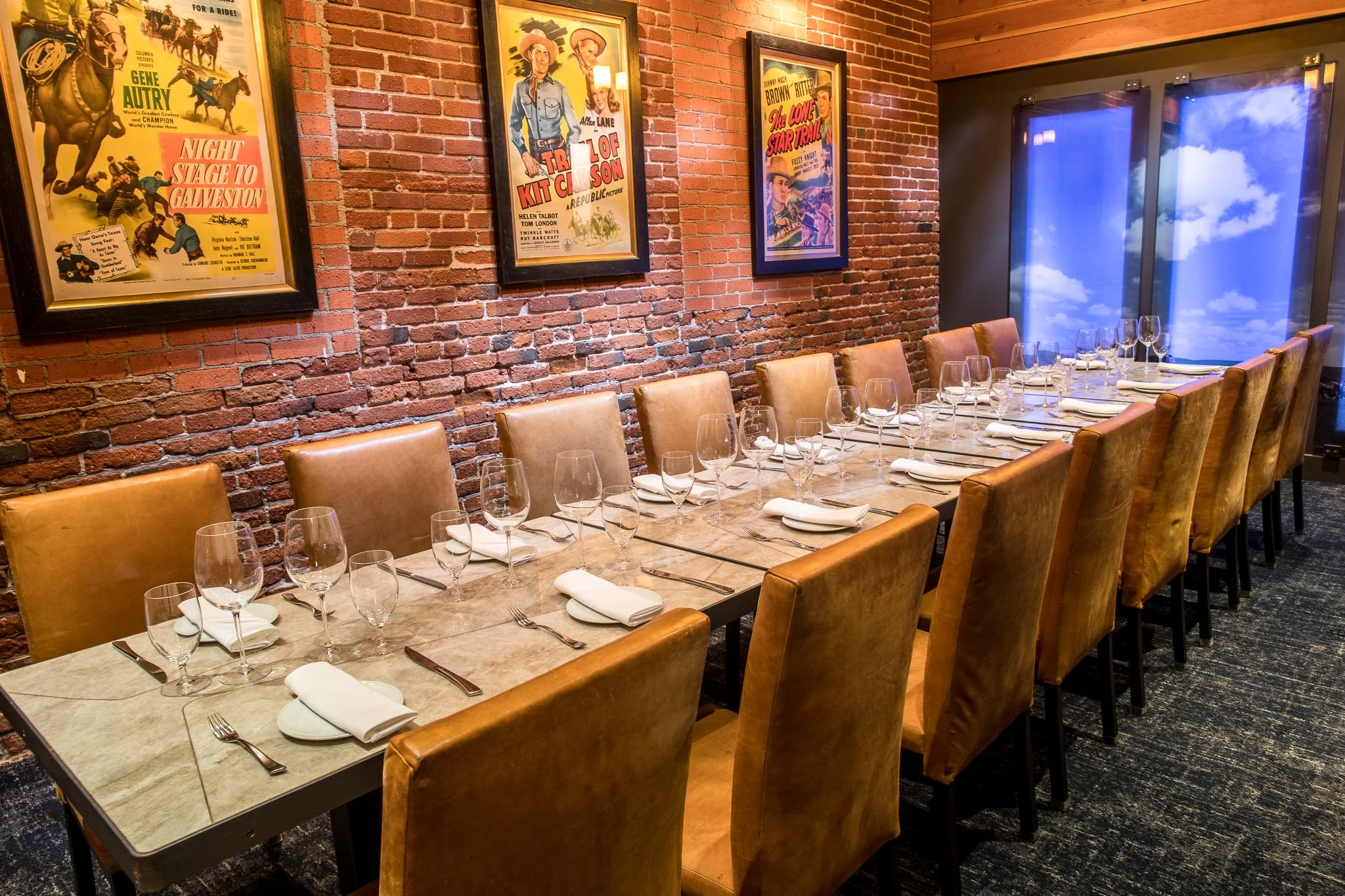 Private Dining Room at Cowboy Star Restaurant and Butcher Shop