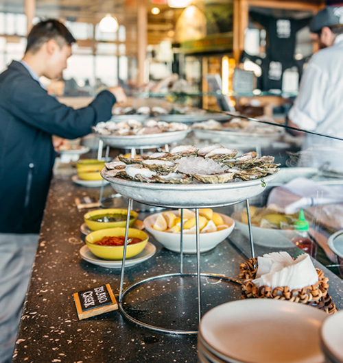 Indoor Dining Room (San Francisco Oyster Socials) at Hog Island Oyster Co.