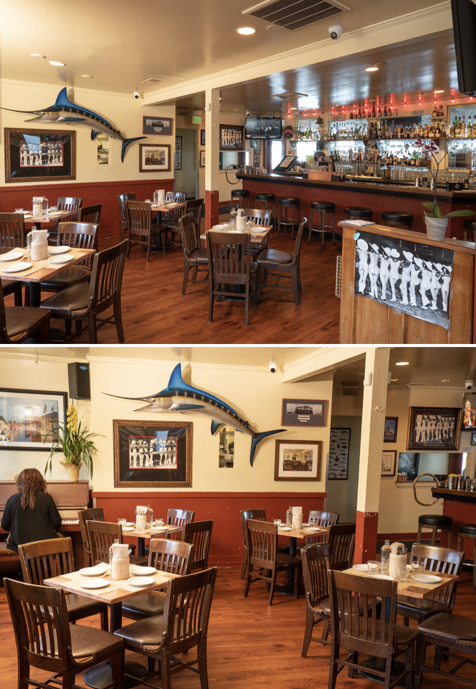 Interior Dining Room at Pier 23 Cafe Restaurant & Bar