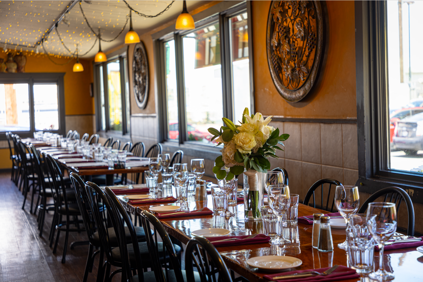 Fully private event space at Cioppino's