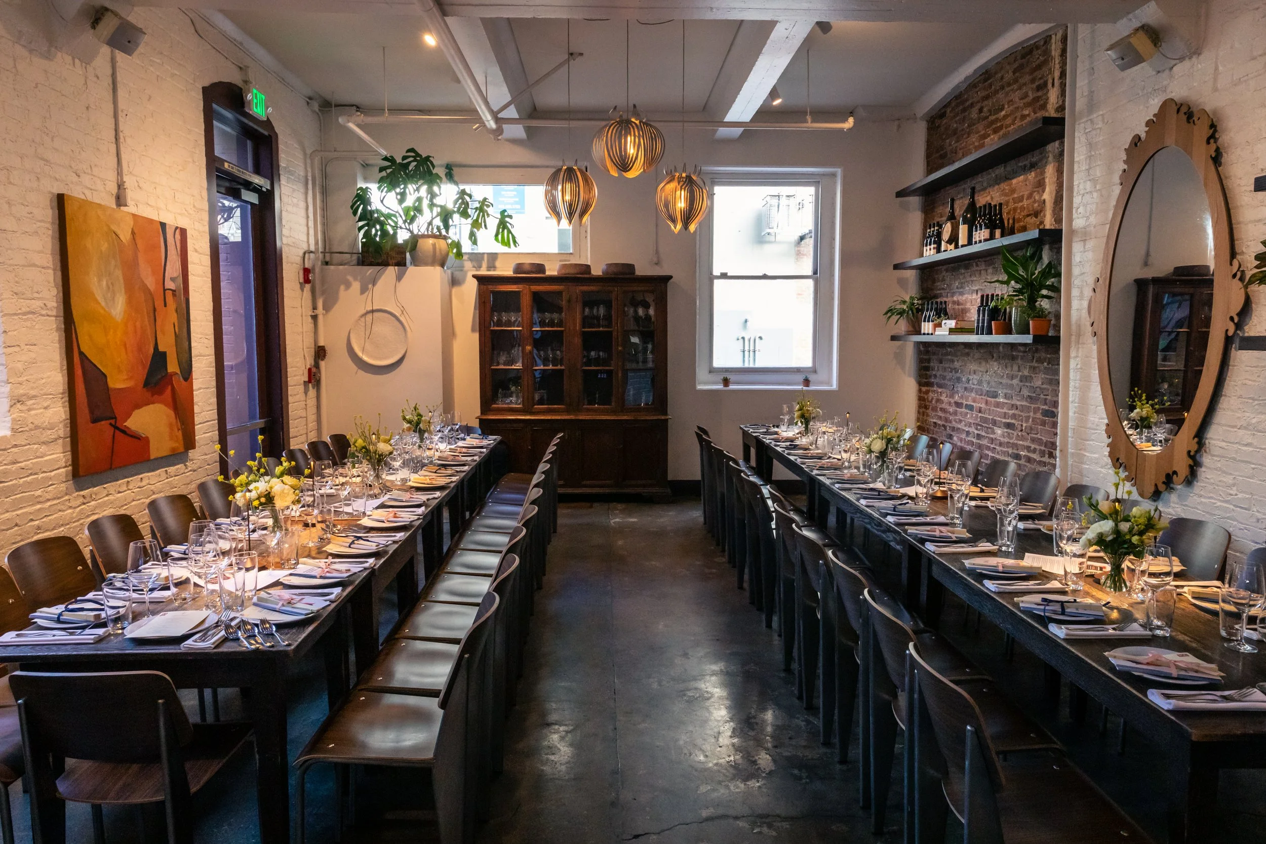 Semi-Private & private dining at 54 Mint Cucina Romana