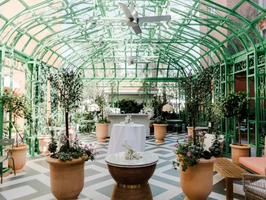 Courtyard at The Green Room