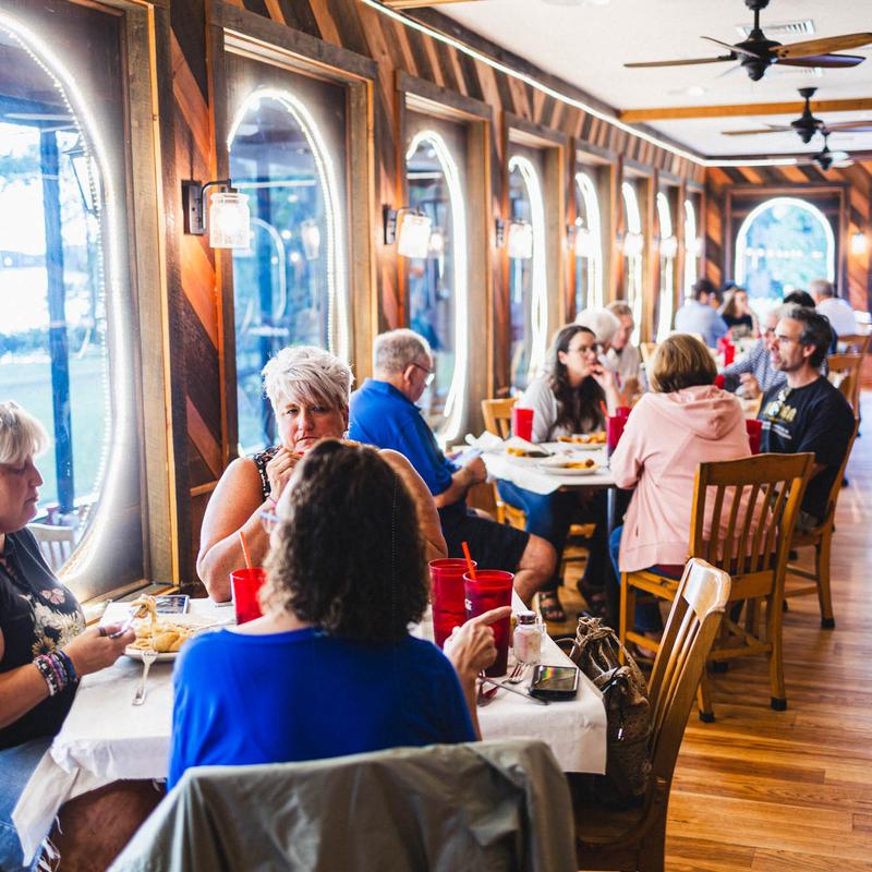 Private area at Love's Seafood & Steaks