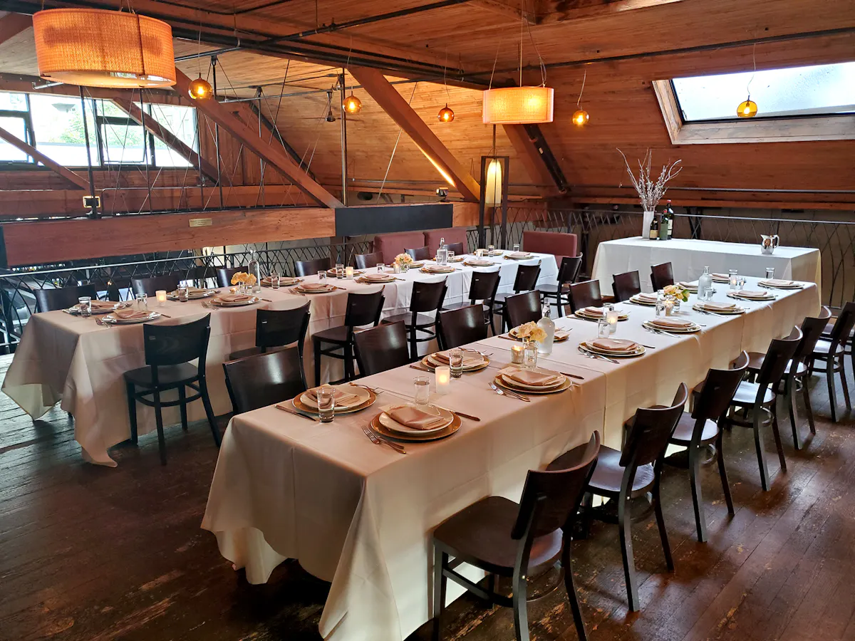 Mezzanine at Osteria la Spiga