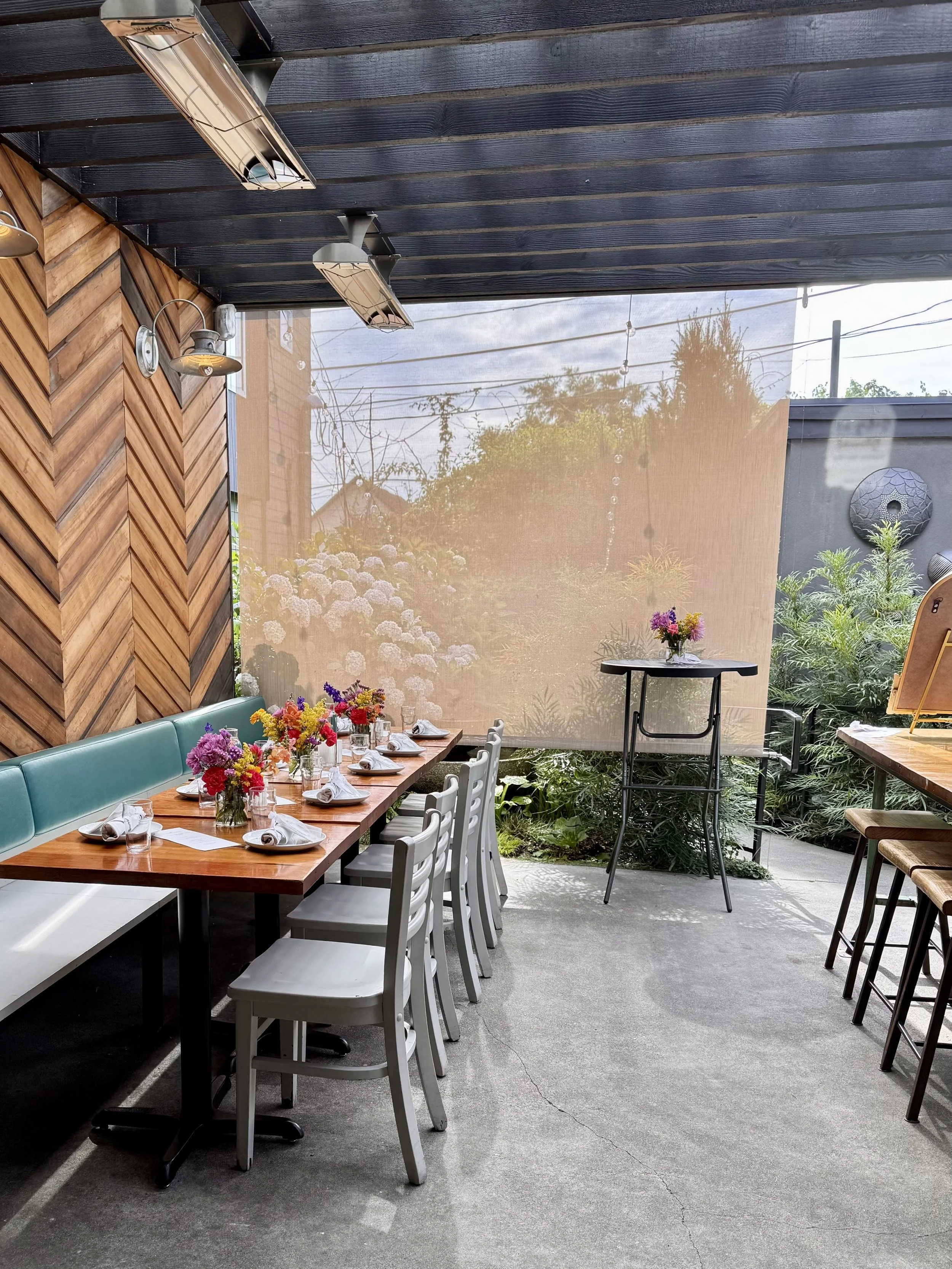 Patio (Studio + Extended Patio Seating + Fire Pit) at Brimmer & Heeltap