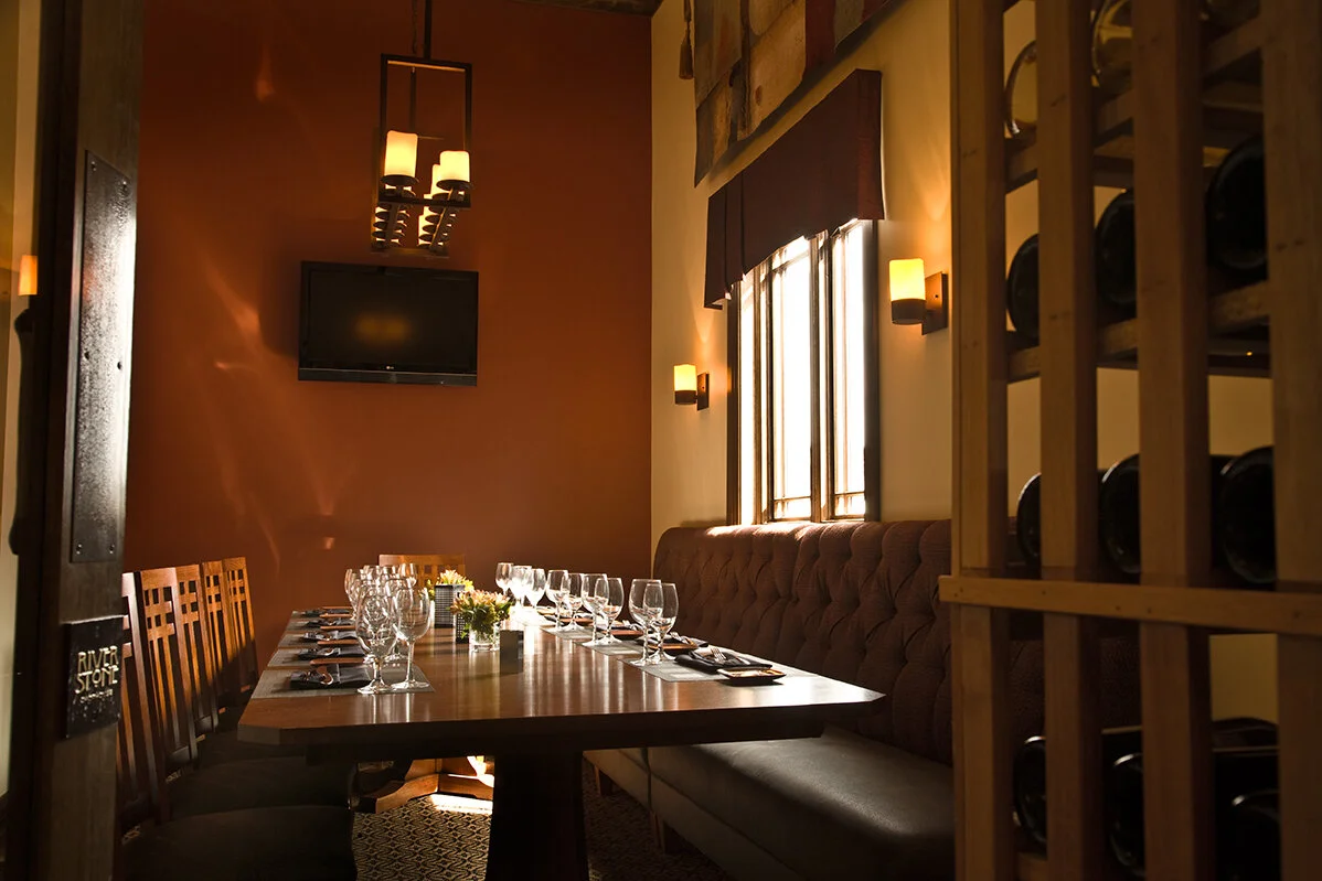 Combo Oak Park Room & Robie Room at River Stone Chophouse