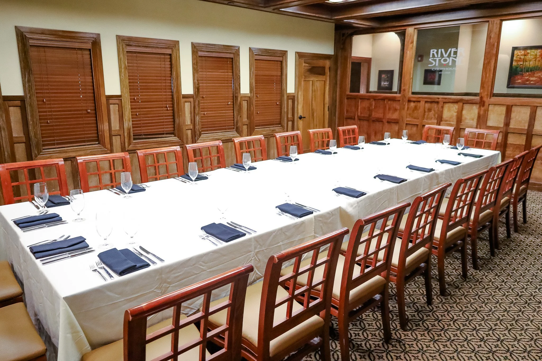 Wright Room at River Stone Chophouse