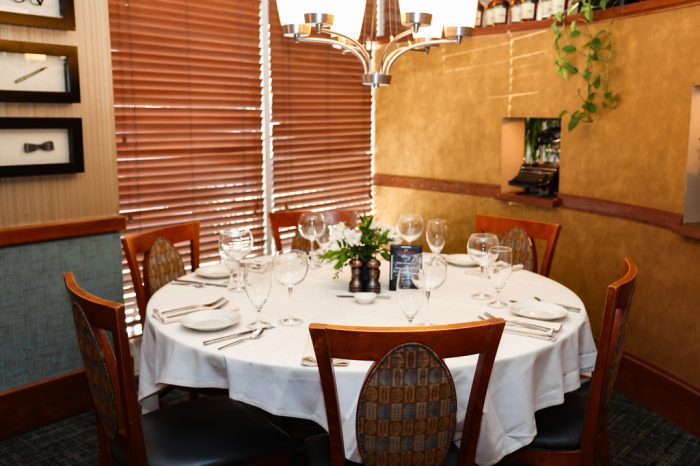 Semi-Private Table at Schlesinger's Steakhouse