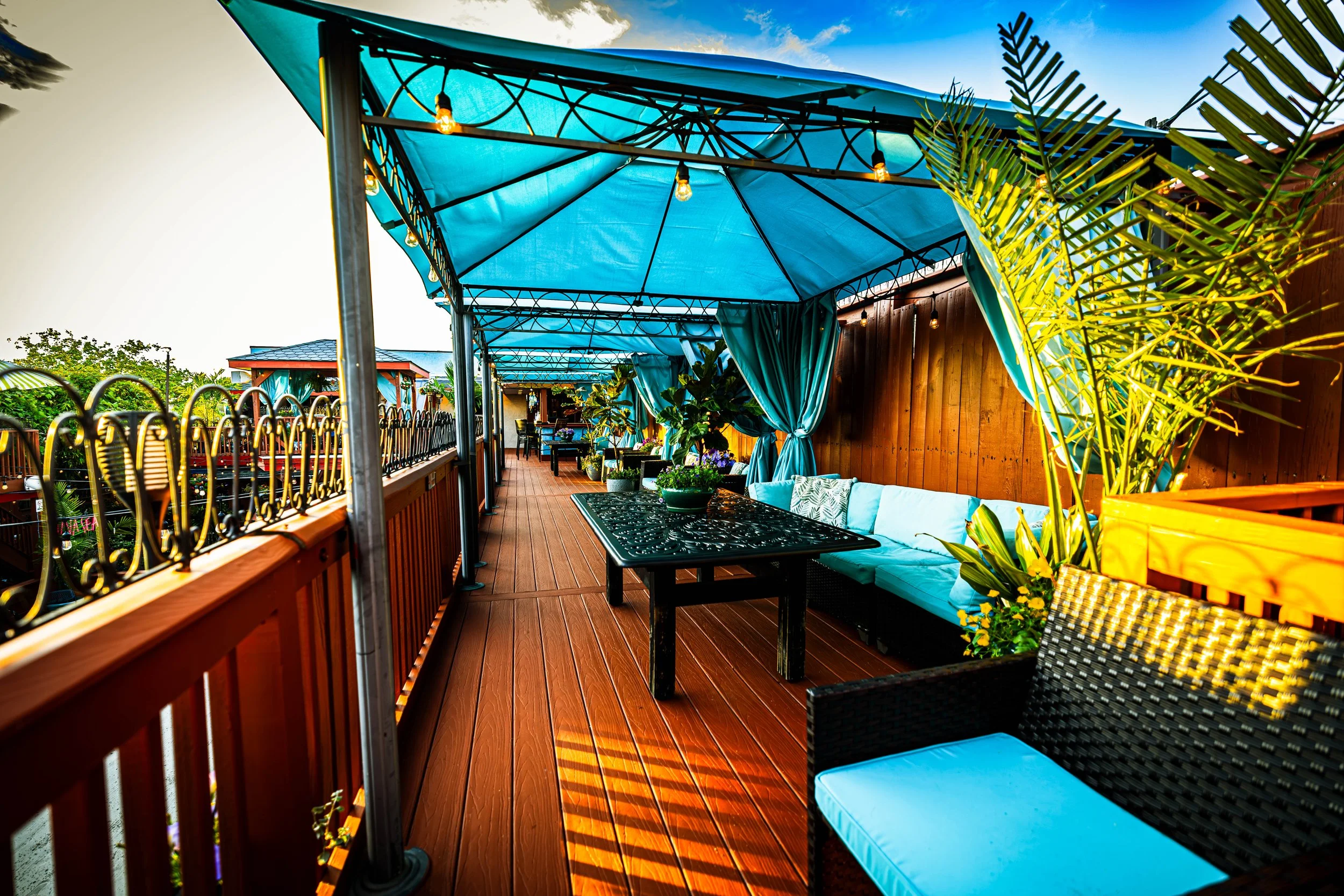 Rooftop Patio at Lunasea Key West Cafe