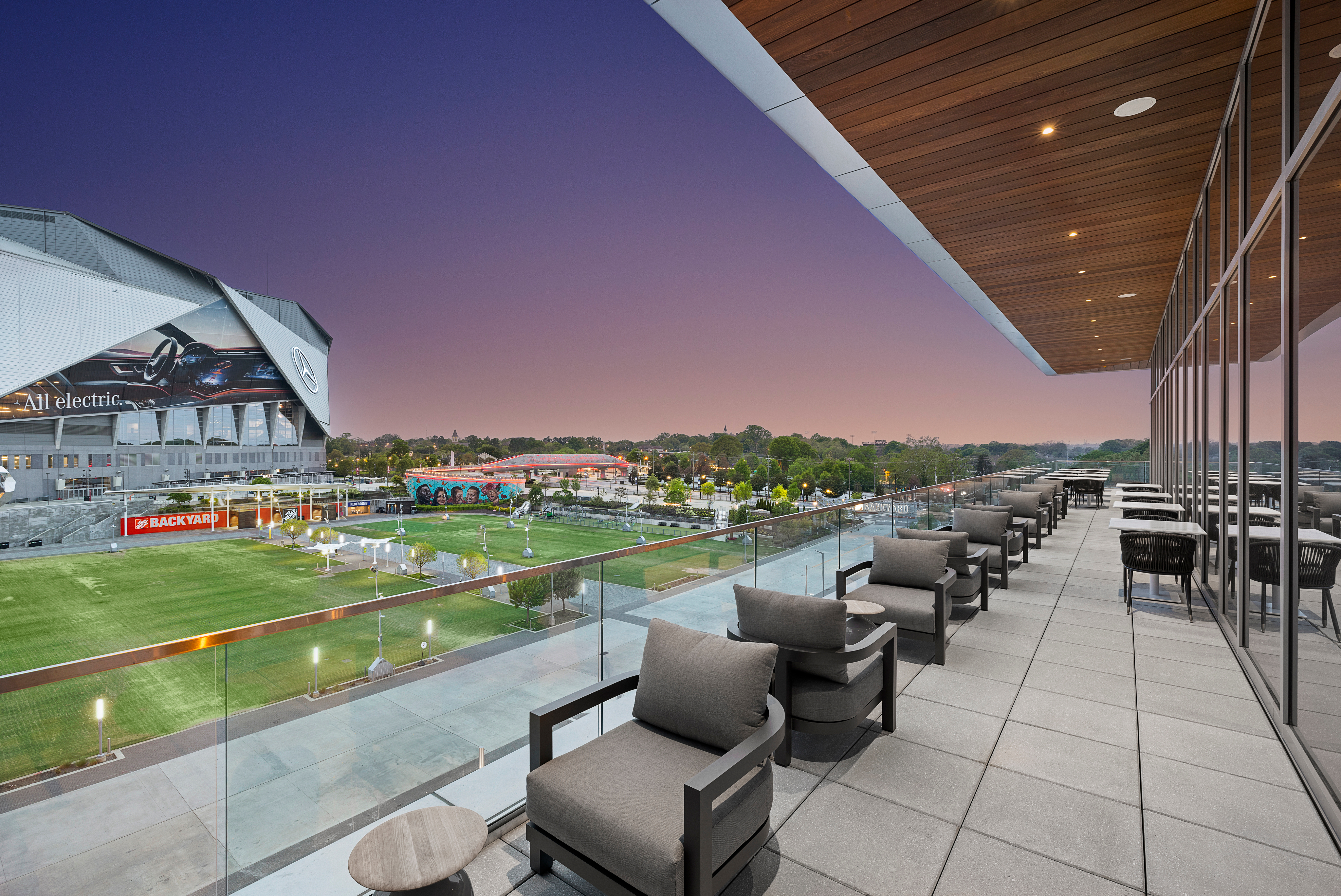 Outdoor Patio at Capolinea