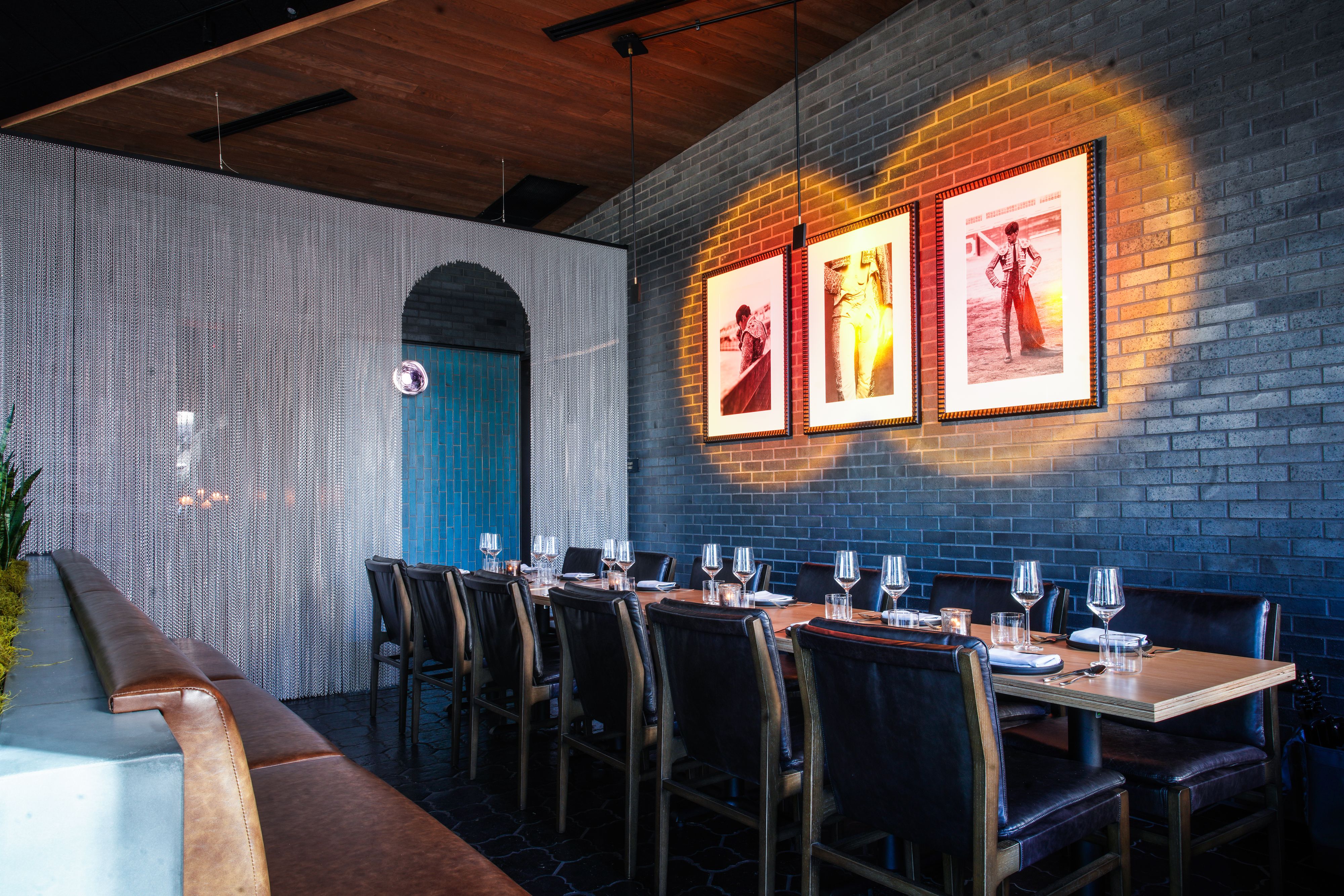 Semi-private dining room at Kalimotxo