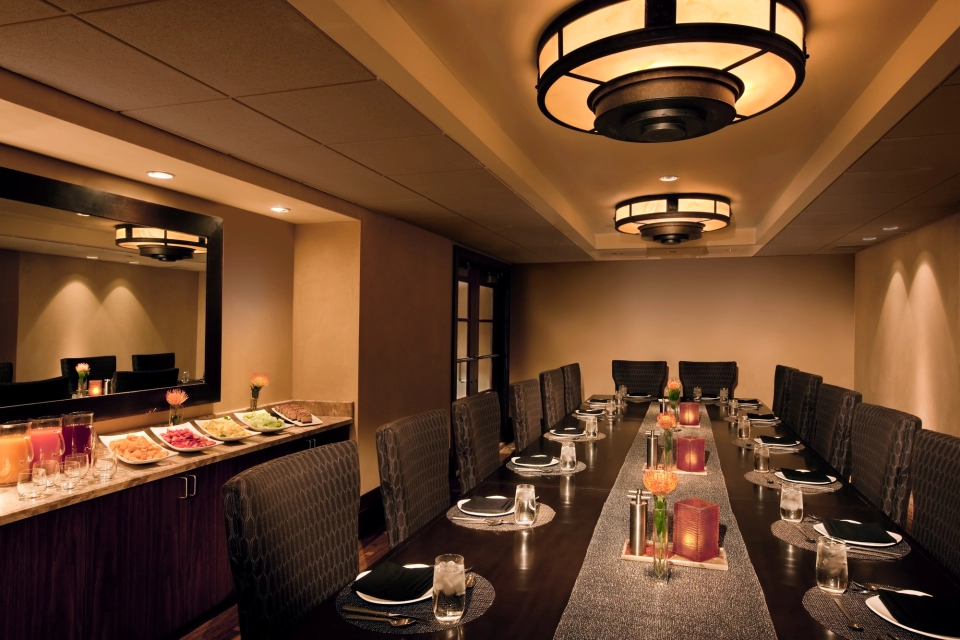 Private dining rooms at The Carillon