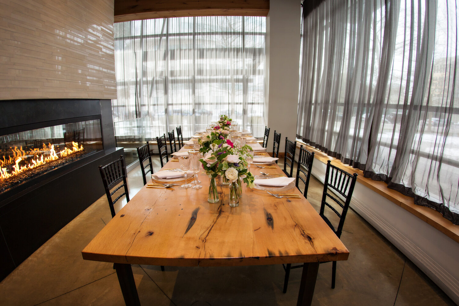 Fireplace + Lounge at Catalyst Restaurant