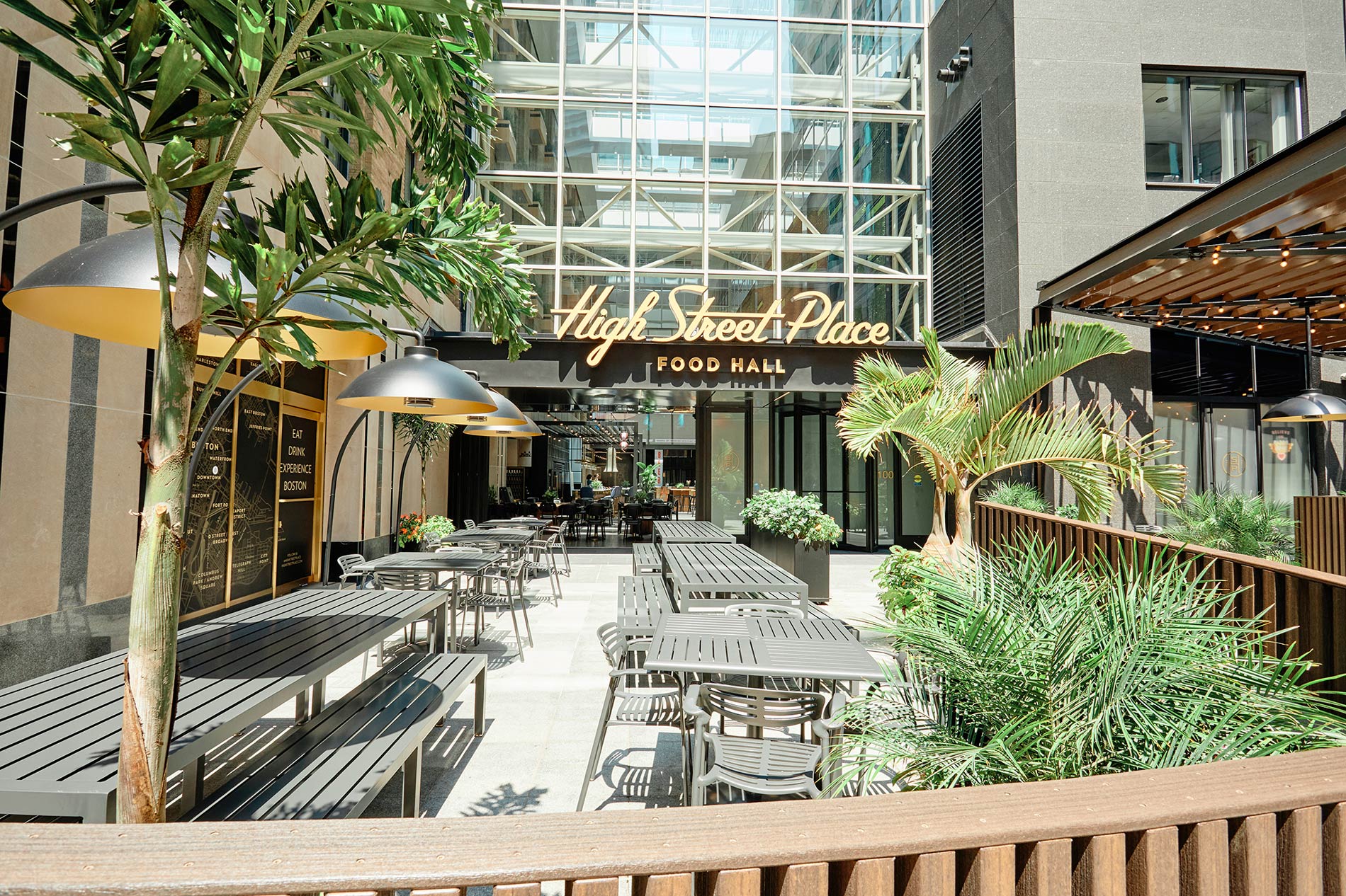 Garden Patio at High Street Place Food Hall
