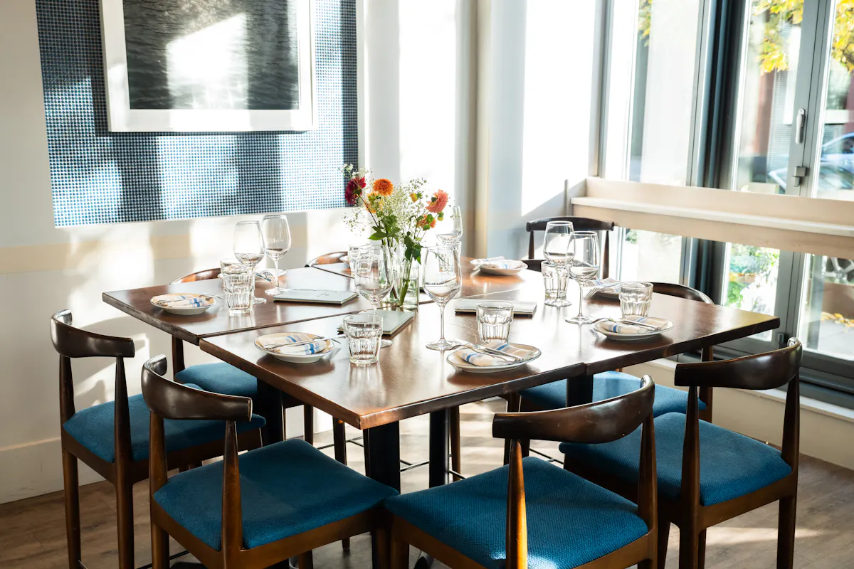Private dining room at Bar Mezzana