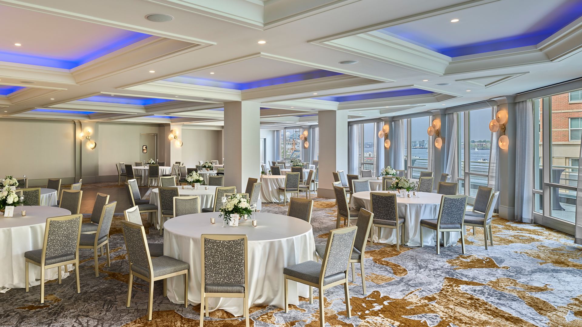 Harborview Ballroom at Battery Wharf Grille