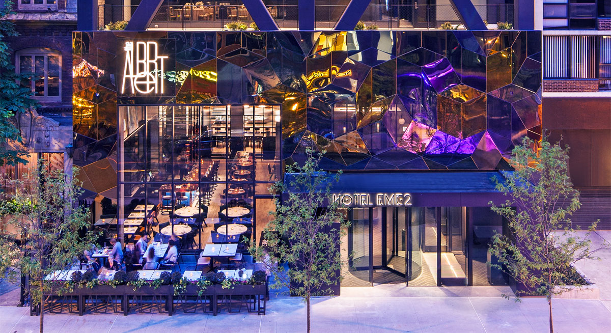 Outdoor Patio at the Albert