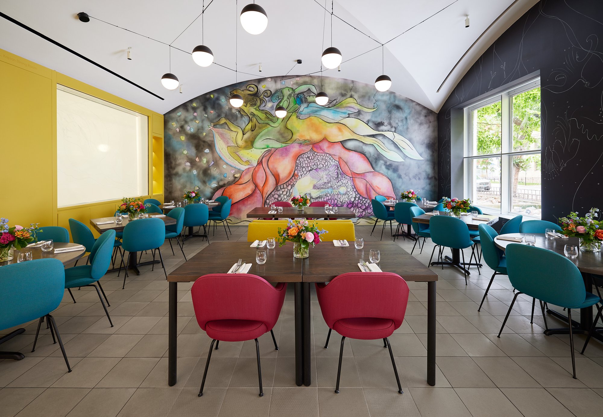 Private dining room at Marisol Restaurant and Bar