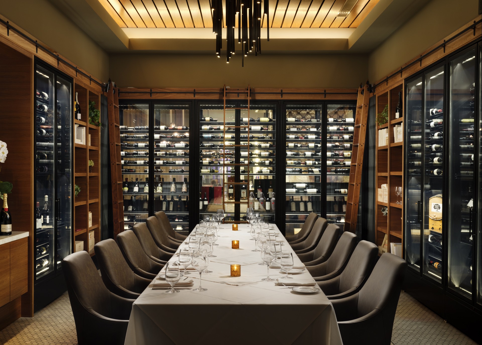 Wine Room at Dean's Italian Steakhouse Austin