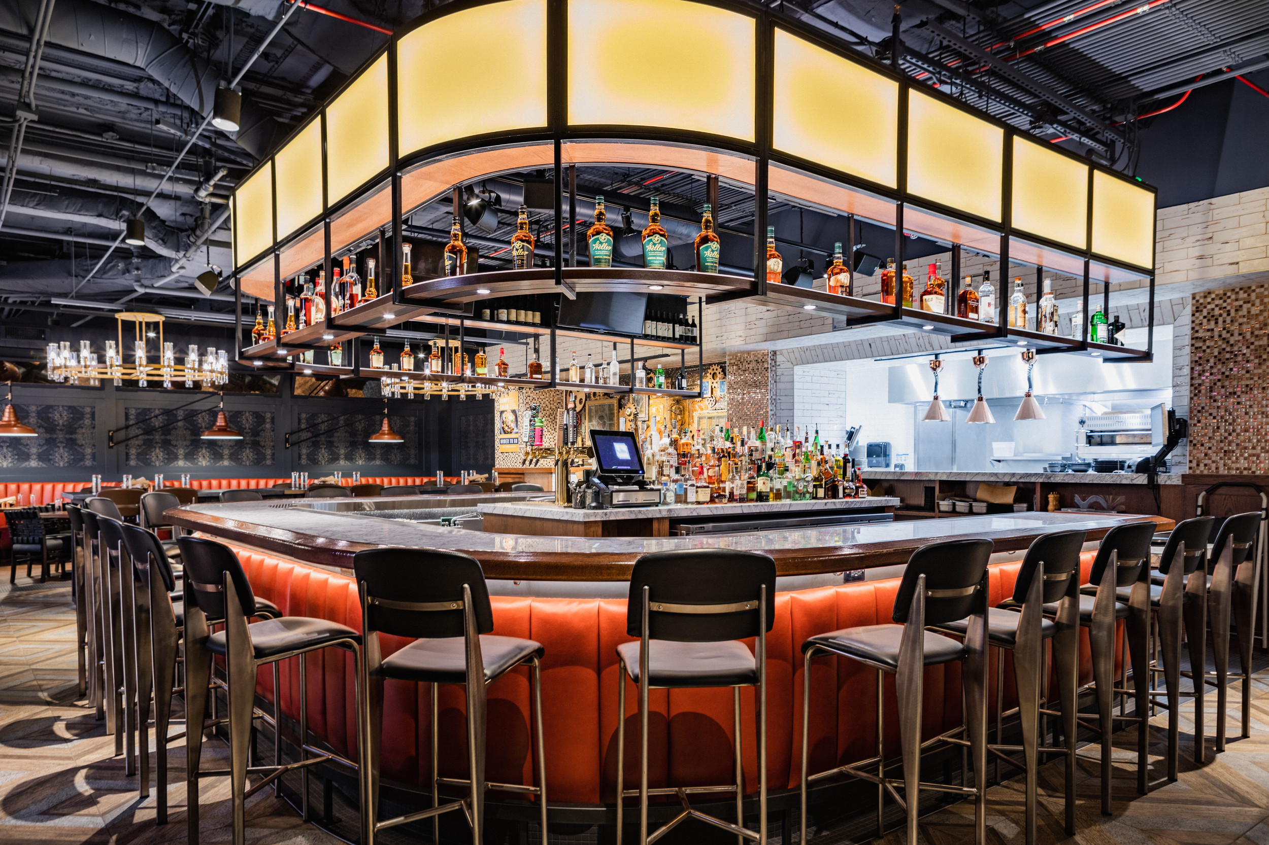 Private Dining Area at 90th Meridian at 90th Meridian Kitchen & Bar