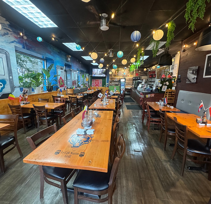 Le Café Station Grill private dining 2