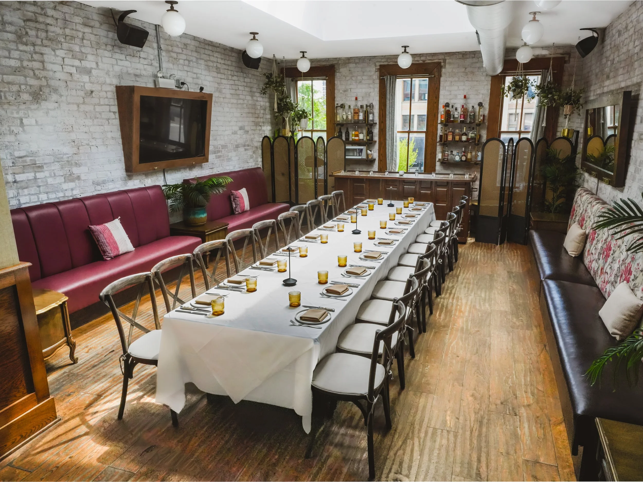 Trino Steakhouse private dining