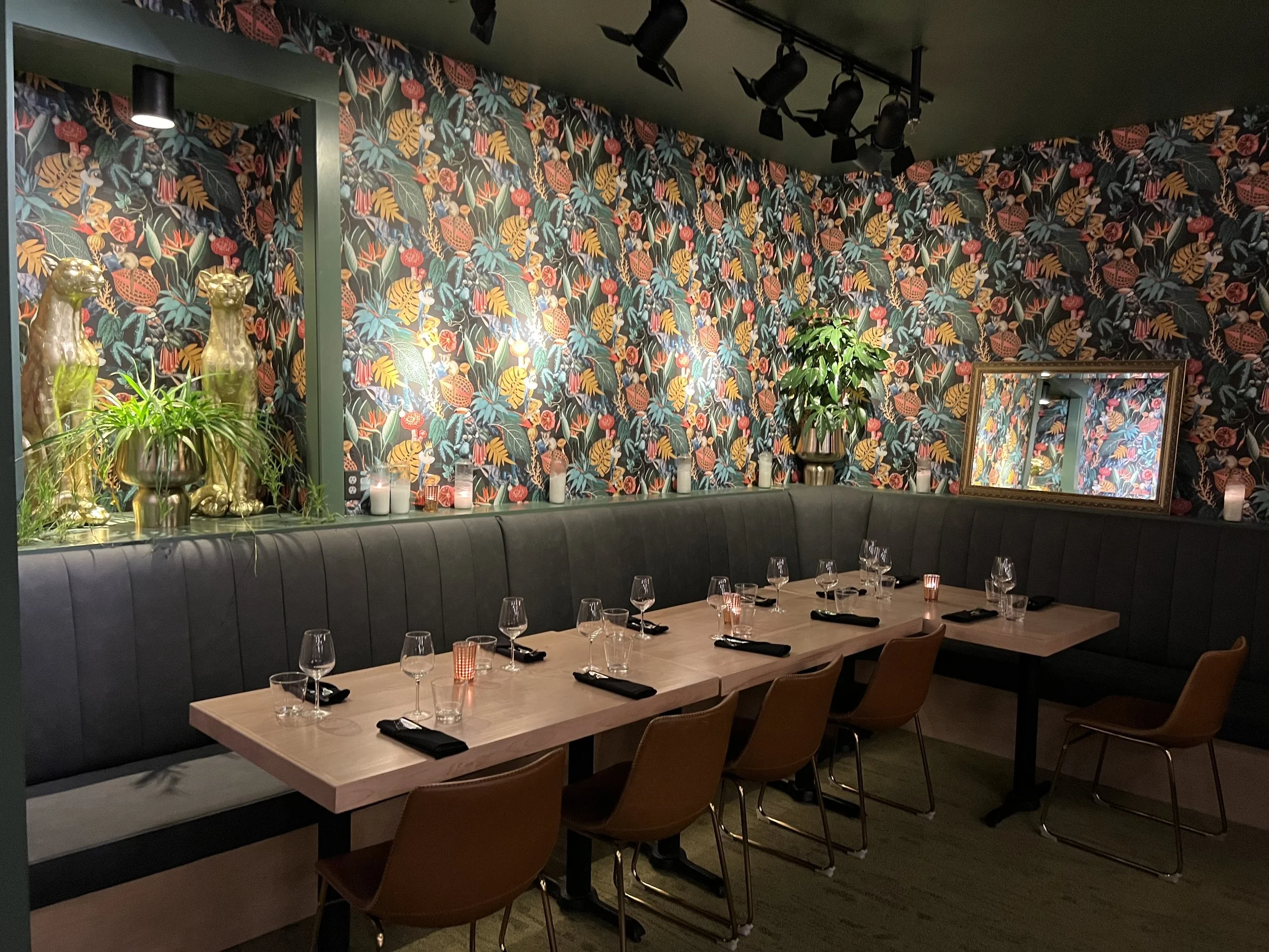Leopard Lounge at Bright Side Italian Restaurant