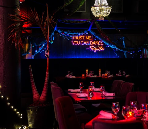 Intimate special event space at Tequila Escape -Stamford