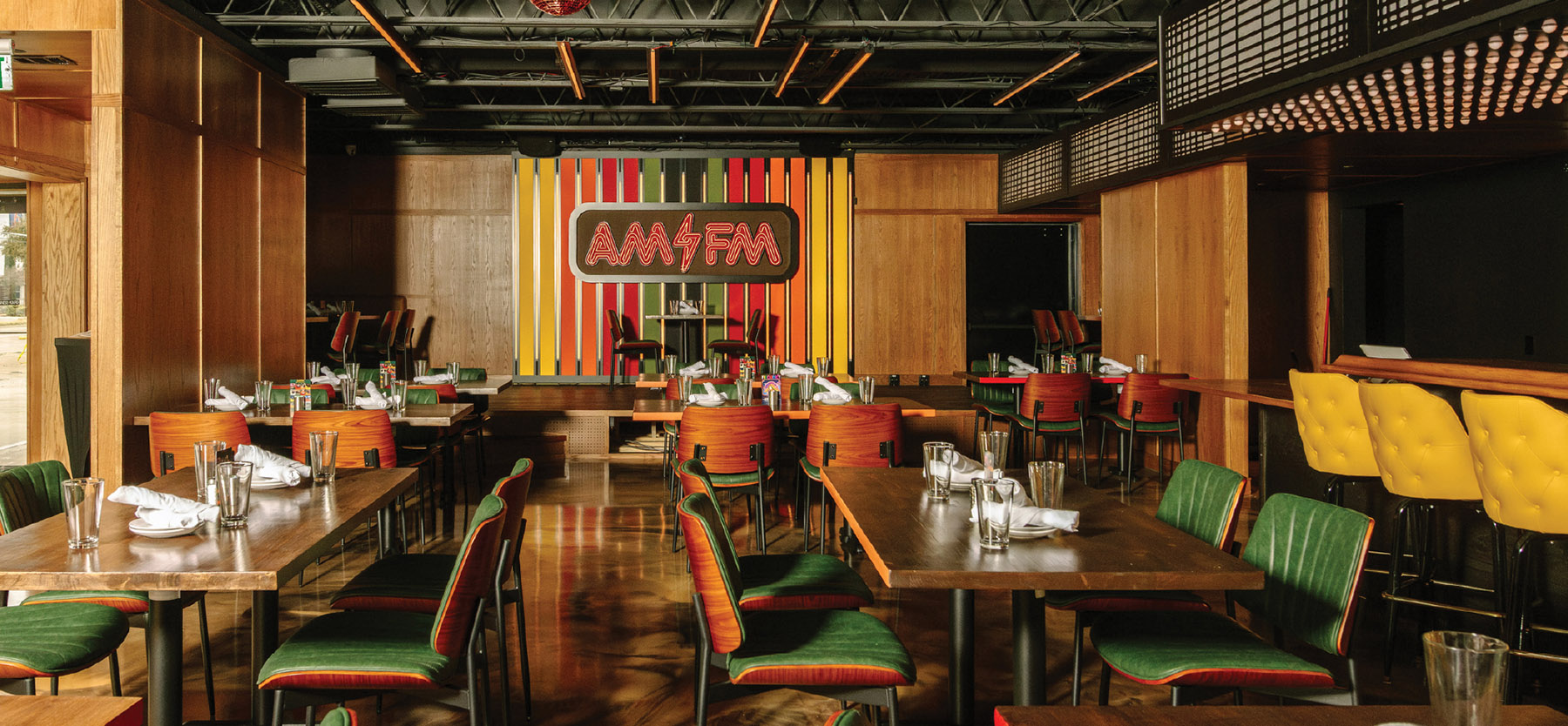 Stage at AM/FM Diner & Lounge