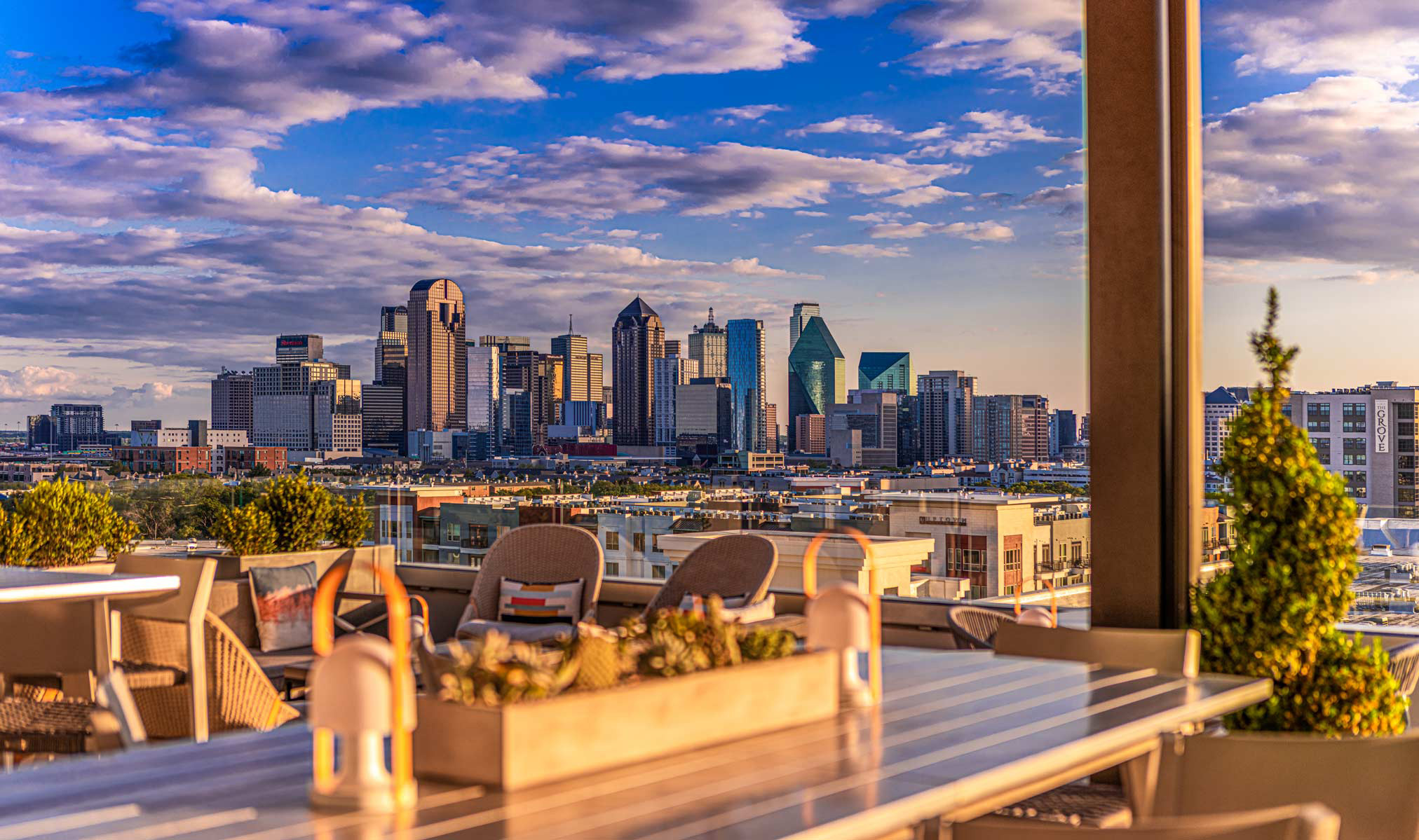 Rooftop Lounge at Upside West Village