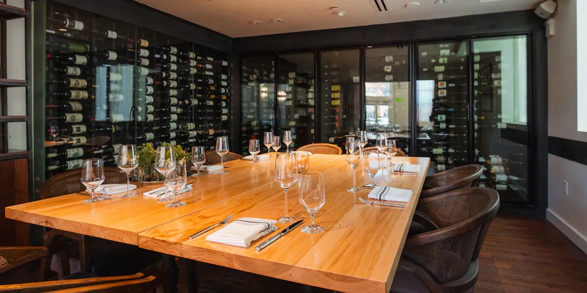 Private space for group lunches/dinners (10 or less) at Mercantile