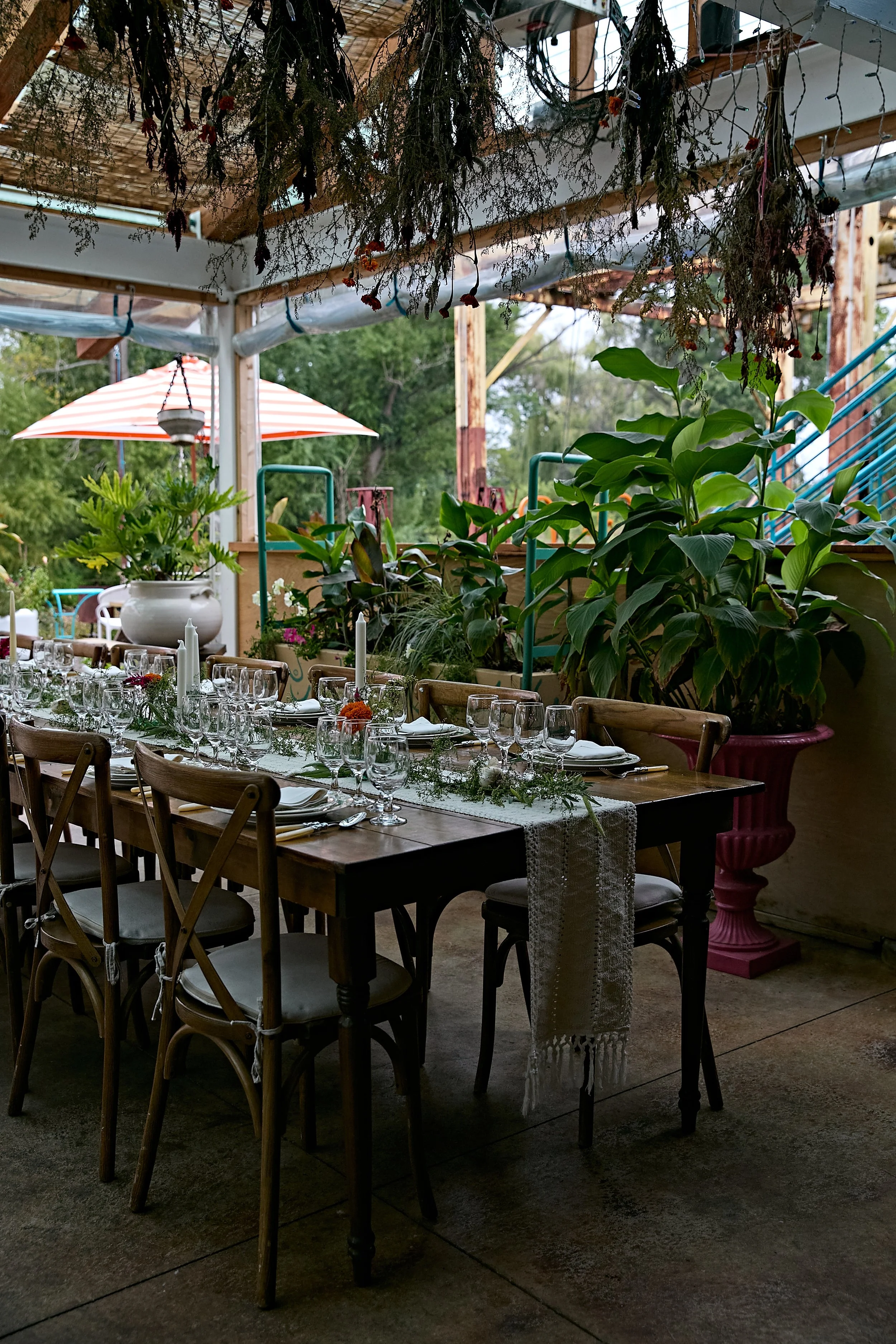 Greenhouse Patio at Coriander Kitchen and Farm