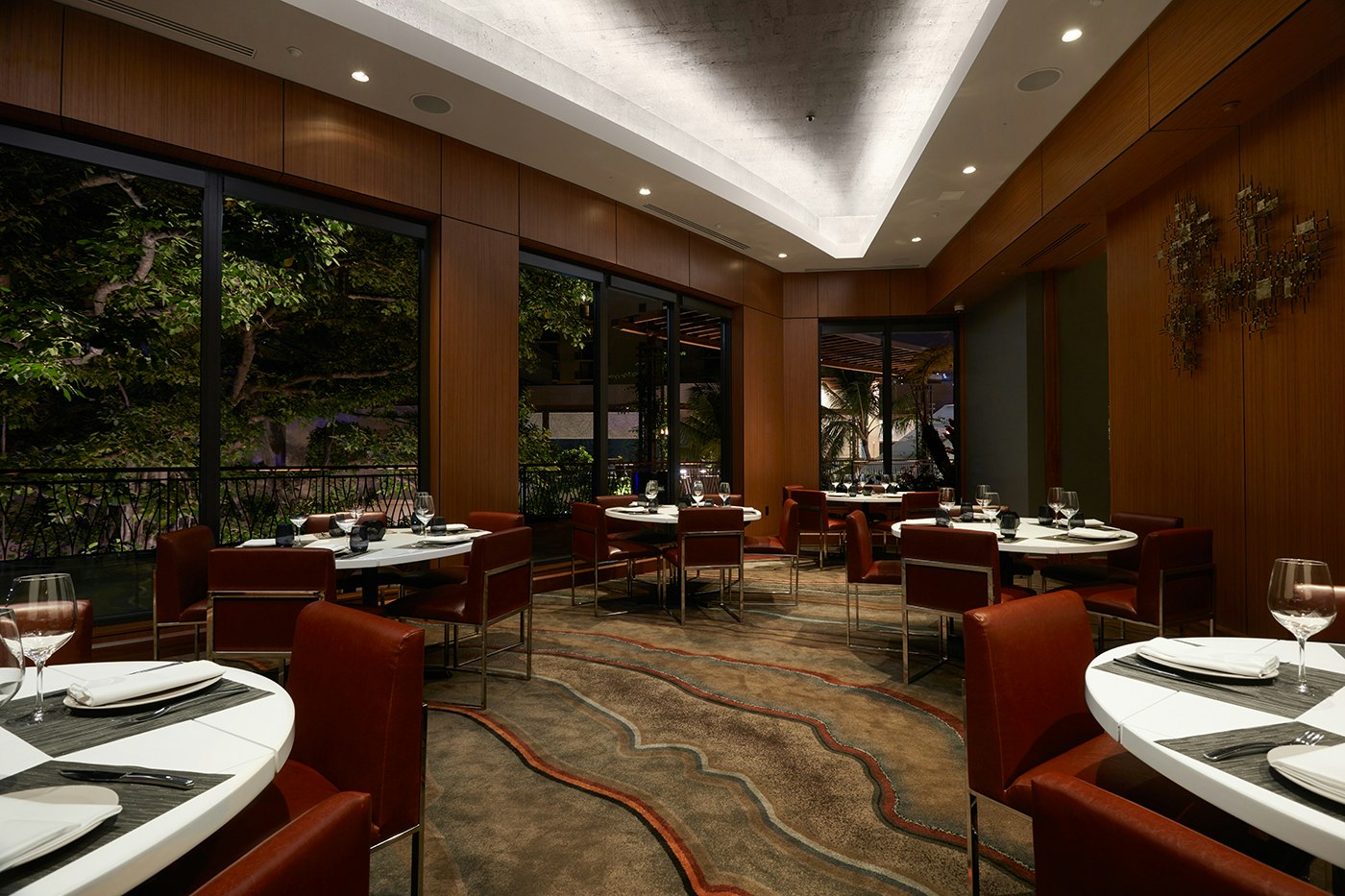 Outdoor Lanai at Stripsteak Waikiki