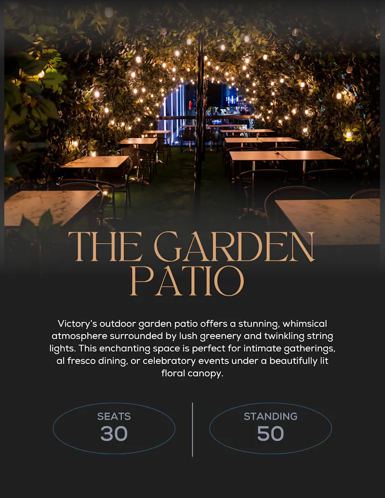 Victory private dining 2