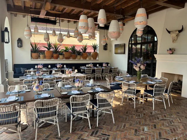 The Patio with Covered Seating at Latuli