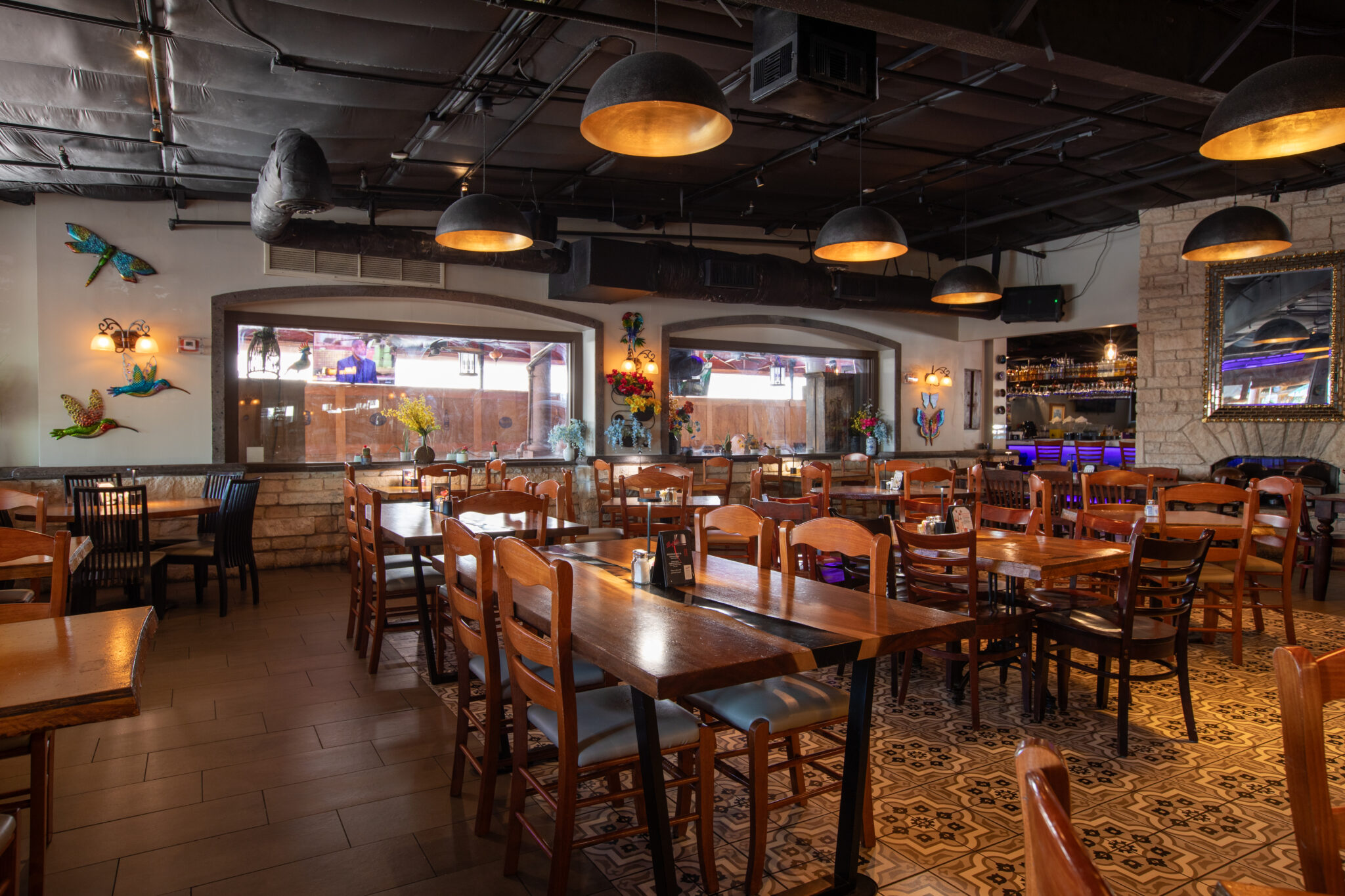 Restaurant Interiors at Blue Agave Cantina