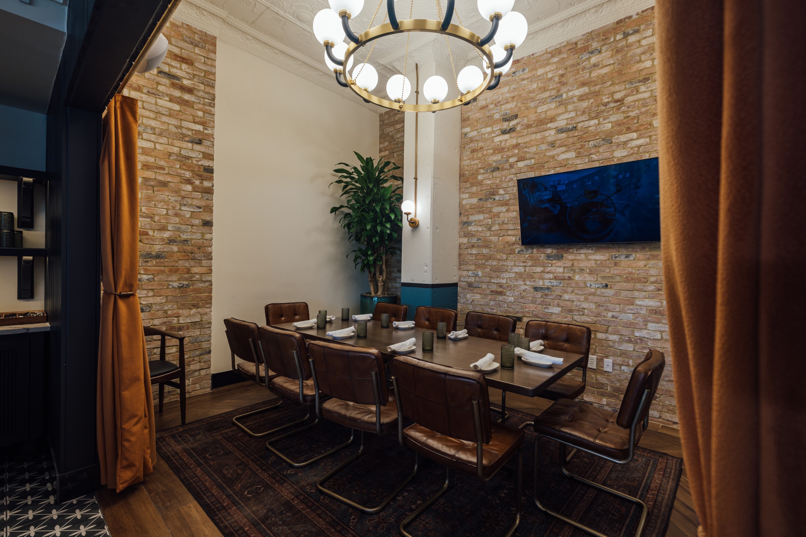 Private dining options at Granger's Restaurant & Bar