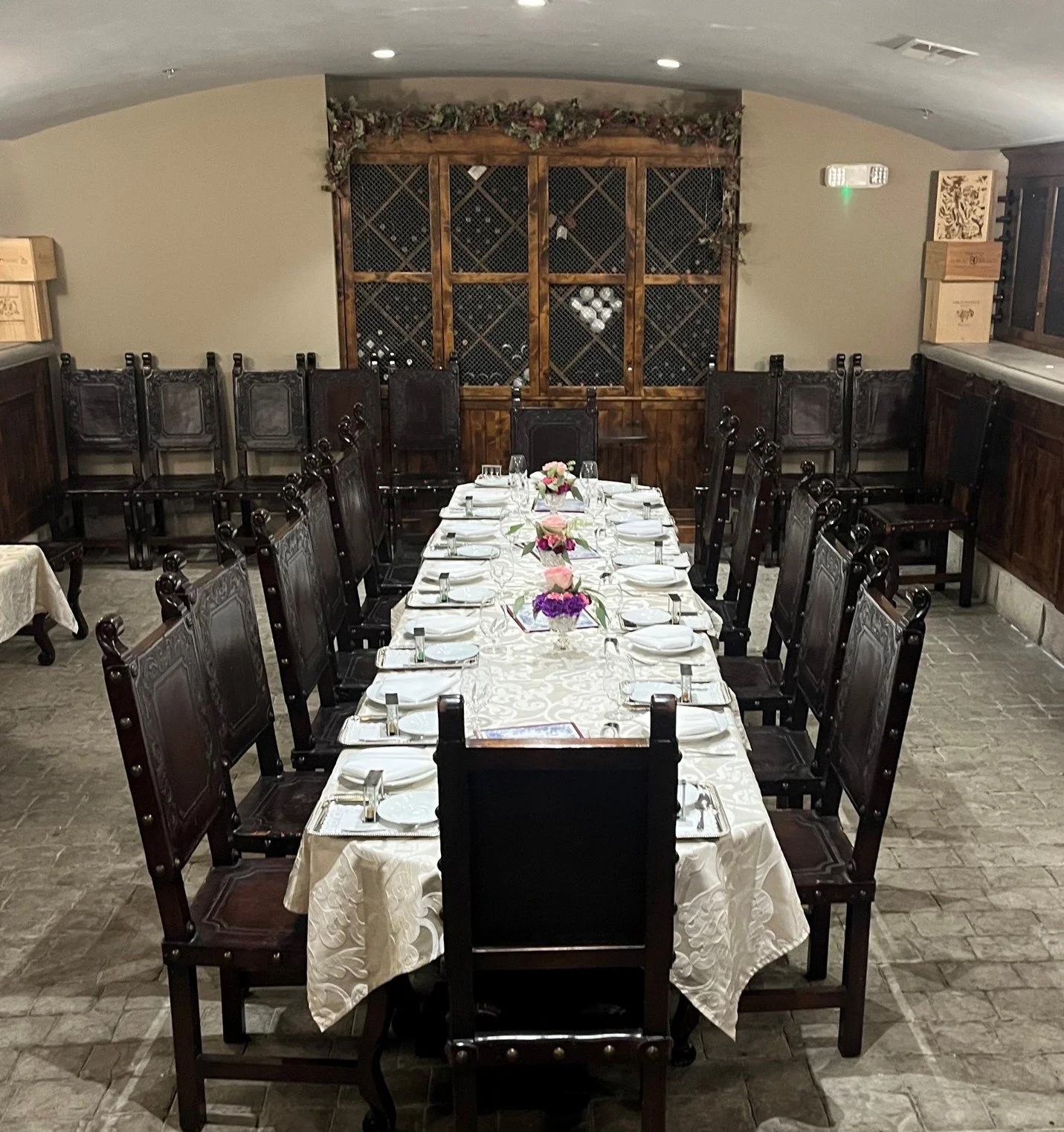 Old World Wine Cellar at Wandering Vine at the Castle