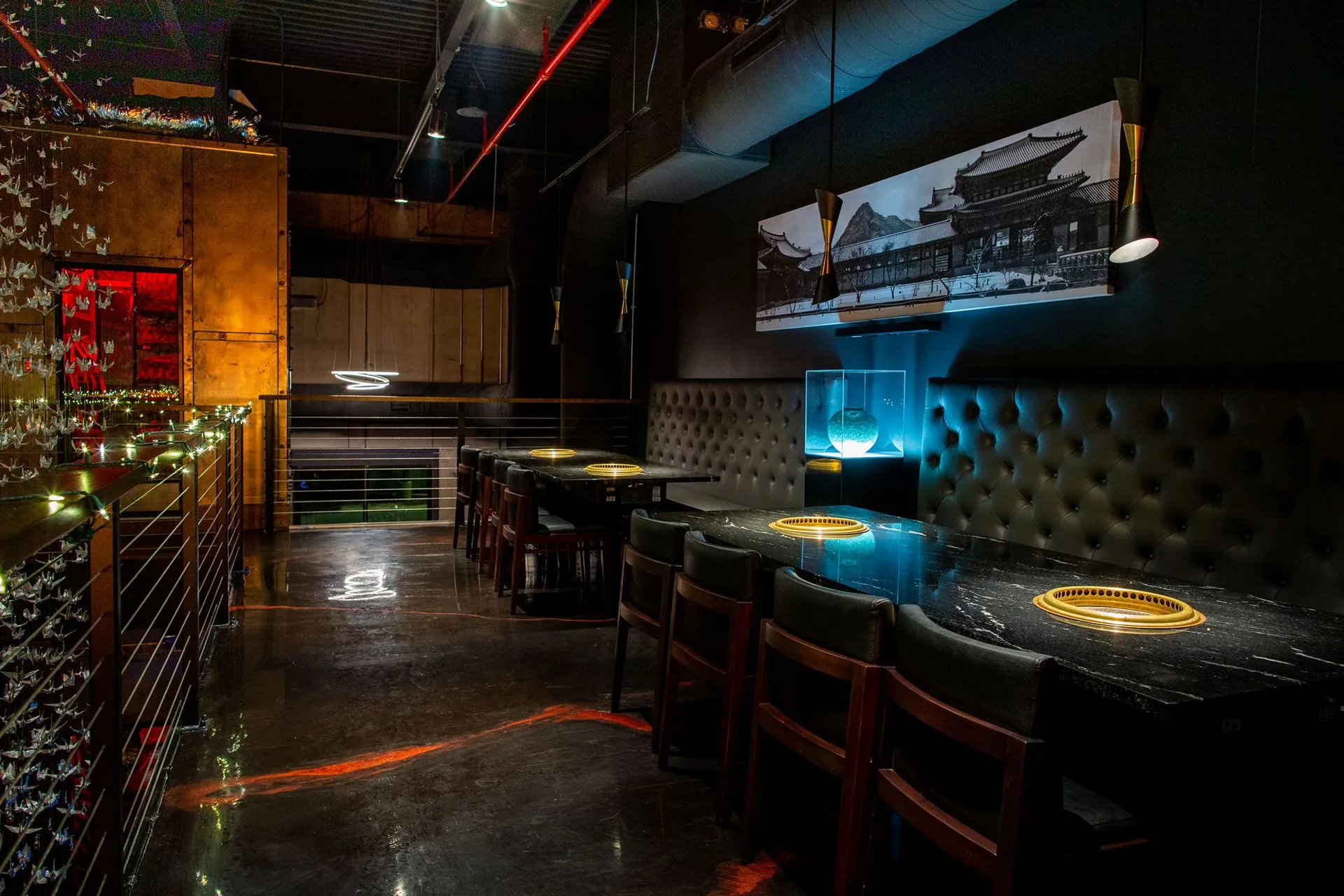 Semi-private space (upper level) at Zaya 1943 Korean Steakhouse