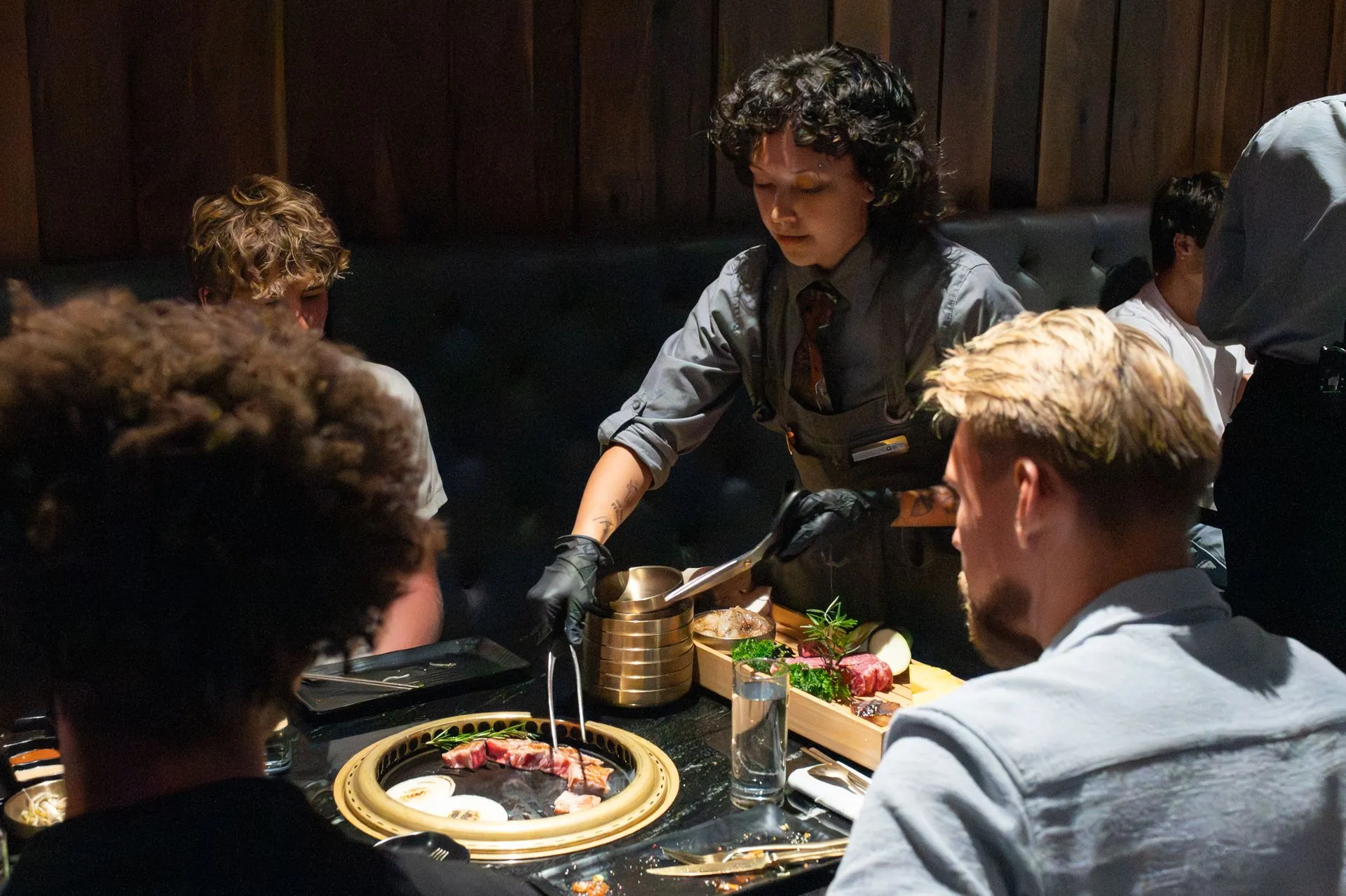 Private dining on the second floor (private and semi-private options) at Zaya 1943 Korean Steakhouse
