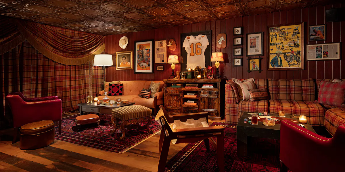 Private lounge at Saloon 16
