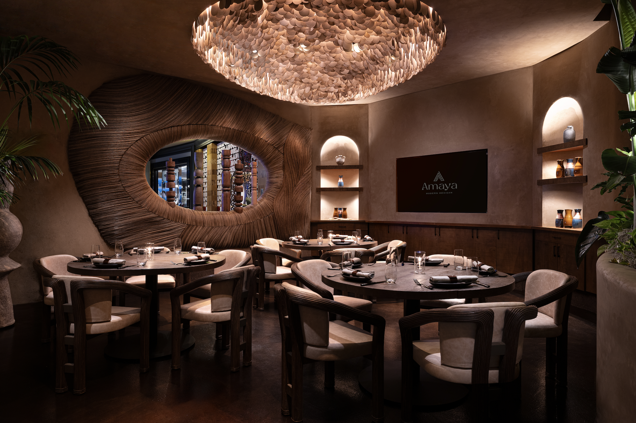 Semi-Private Dining Room at Amaya Modern Mexican