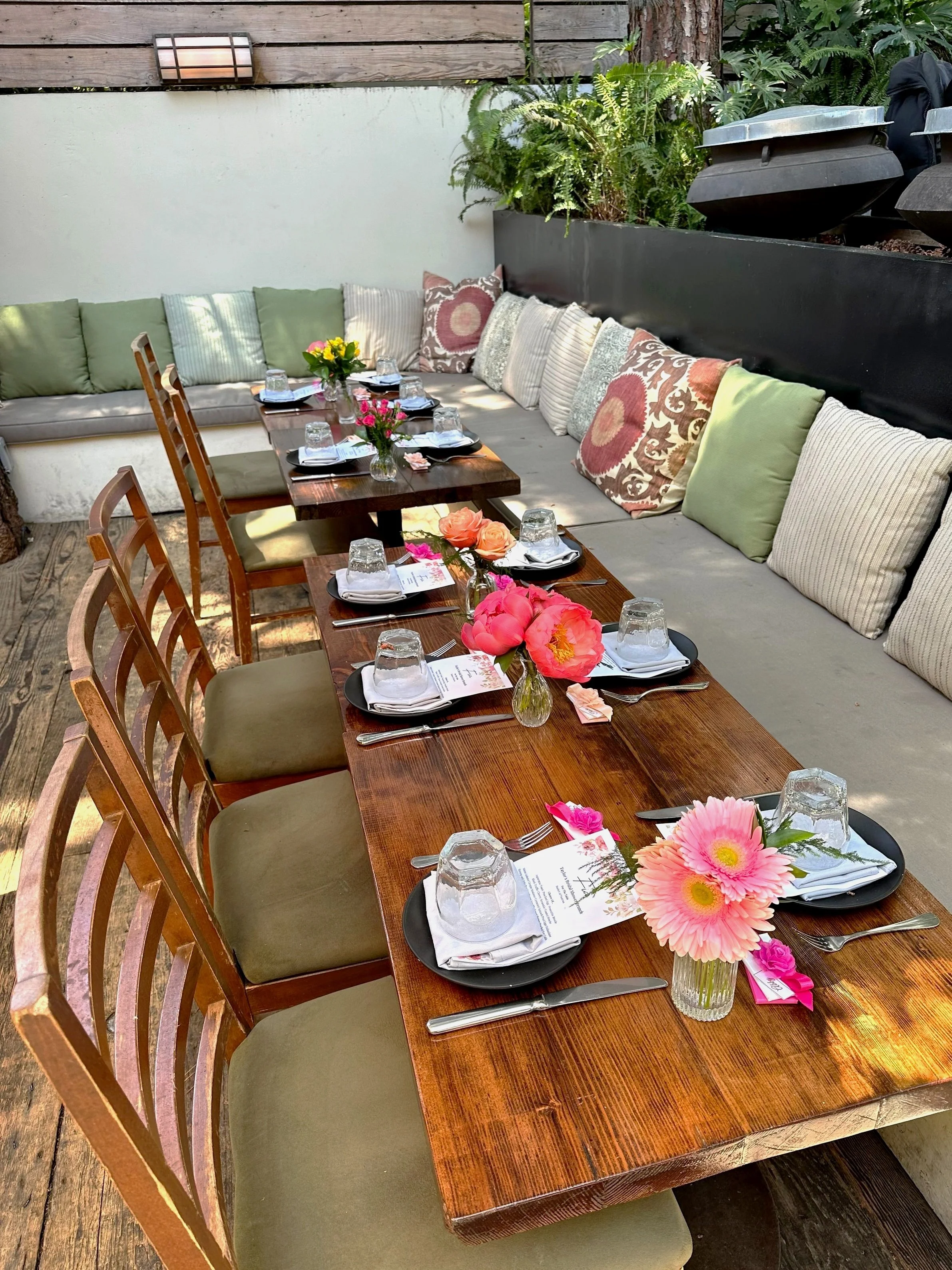 Lower Garden Bar at Fia Restaurant