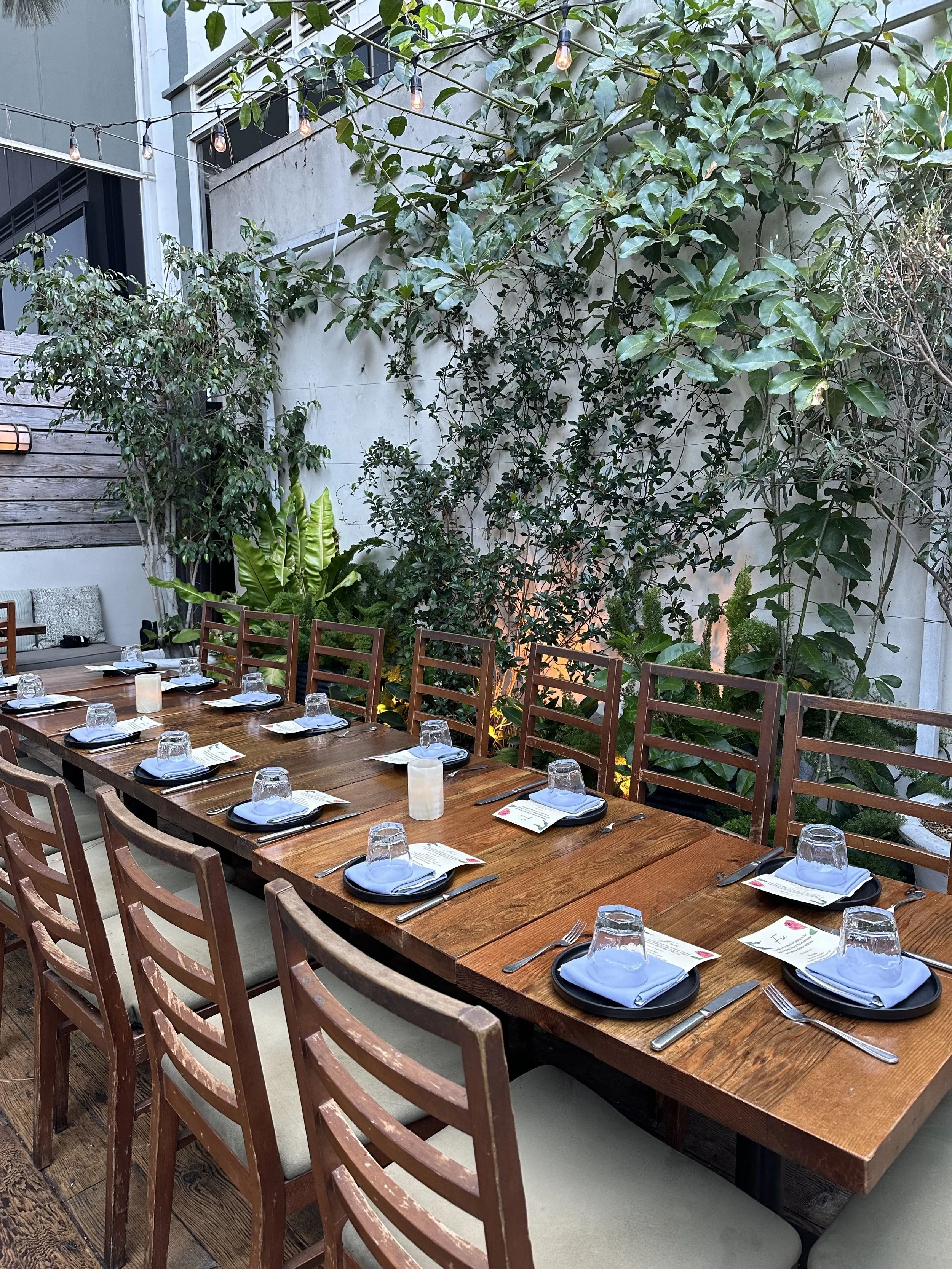 Fia Restaurant private dining