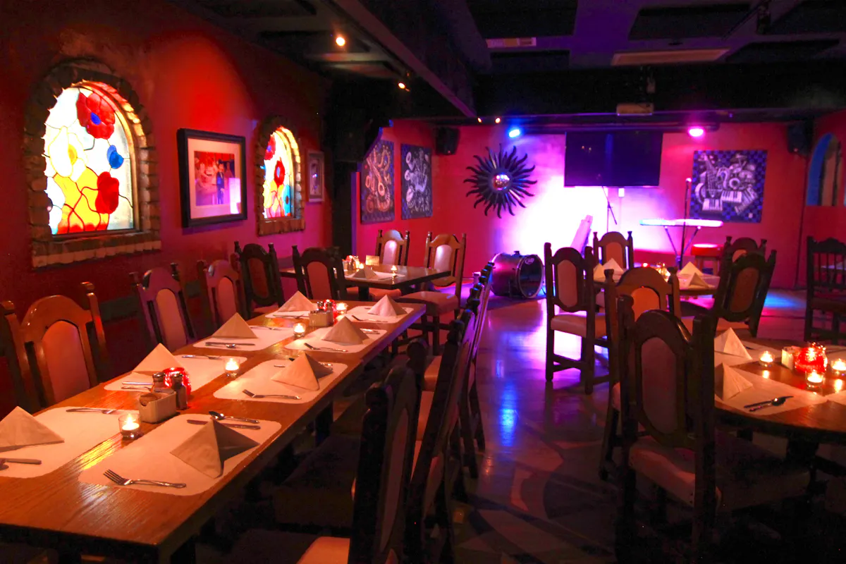 Red Lounge Room at Casita Del Campo